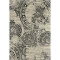 Art Carpet 9 X 13 Ft. Milan Collection Coins Woven Area Rug, Gray 24170